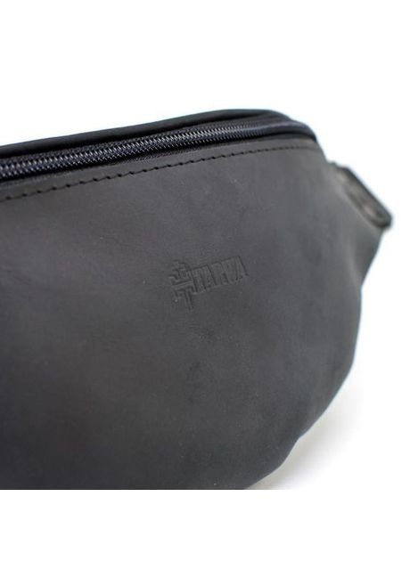 Сумка чоловіча на пояс через плече із натуральної шкіри середня Чорний 35295 TARWA (352165930)