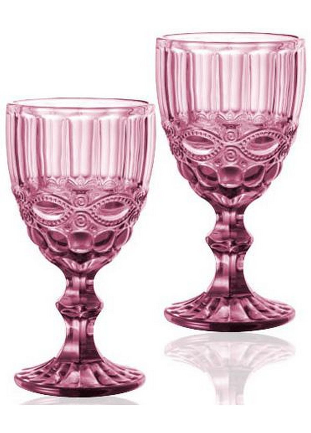 Набір 6 келихів для вина Elodia Урожай, рожеве скло S&T (279320661)