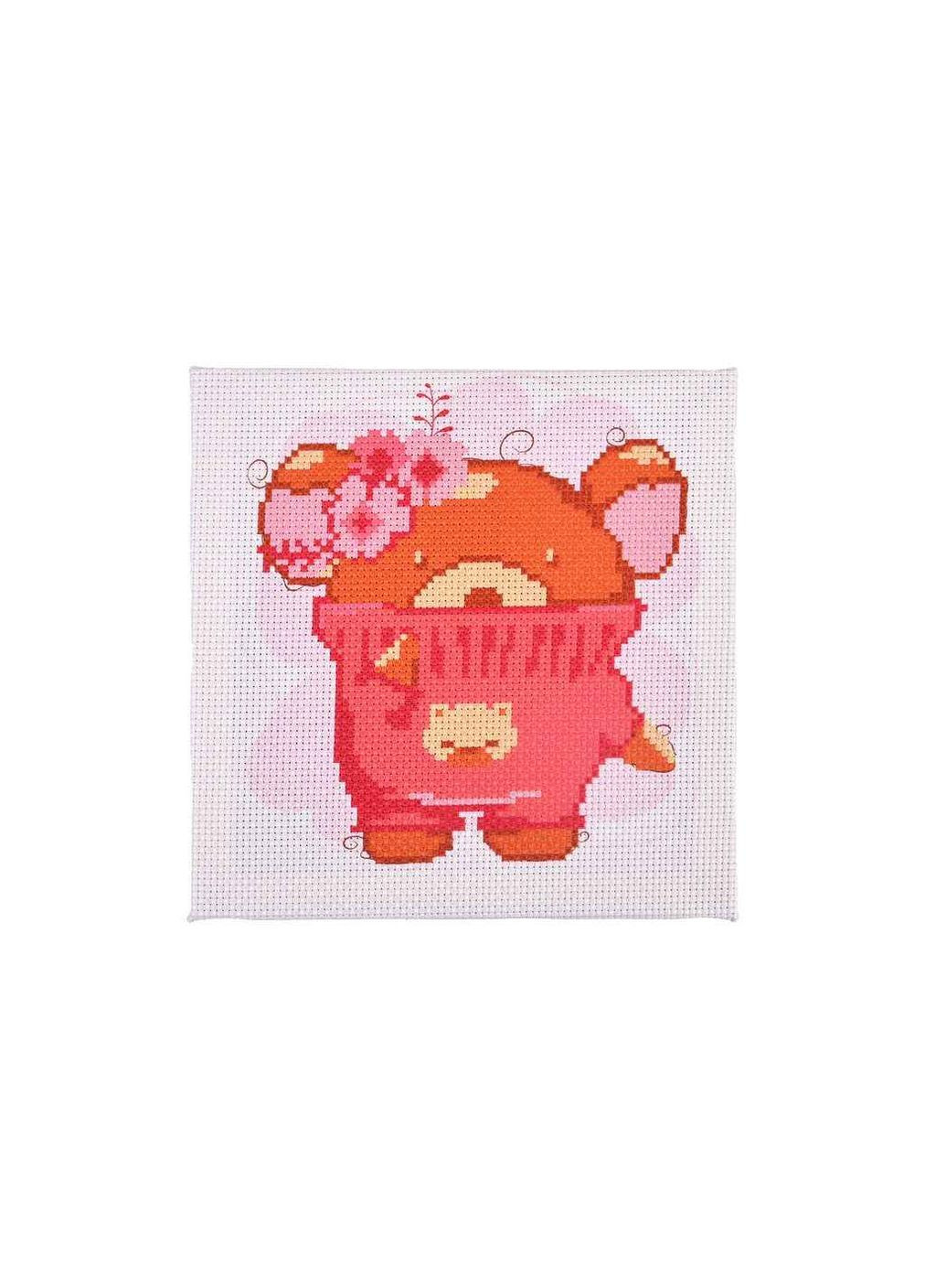 Вишивка хрестиком Ведмежа в светрику 20х20см AX-207 Strateg (363328289)