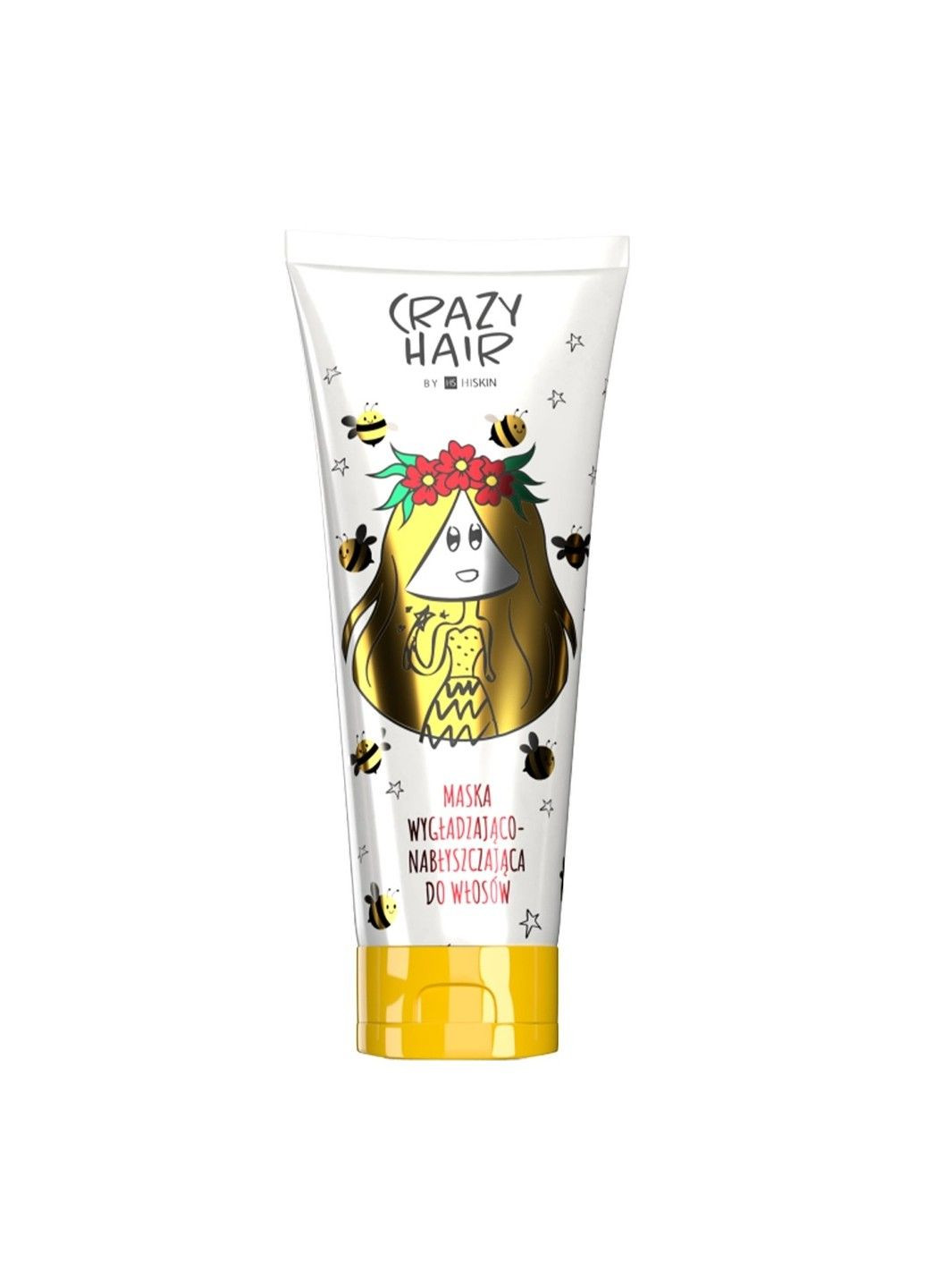 Маска для волосся Розгладжування та сяйво Crazy Hair Honey 250 мл HiSkin (289198793)