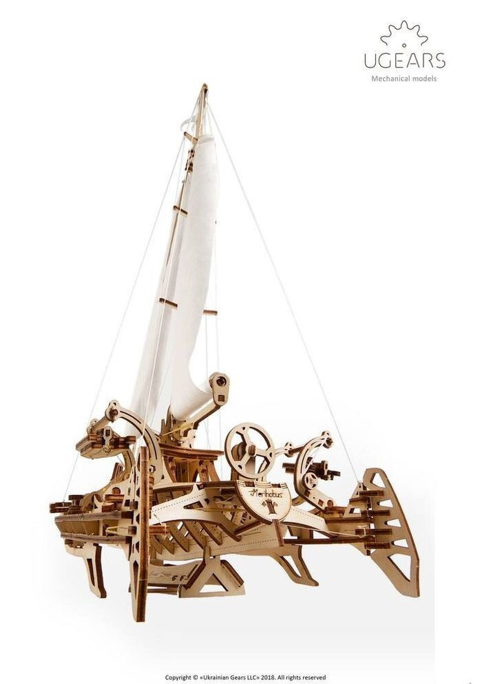 Механічний 3D пазл Тримаран Меріхобус (70059) UGEARS (364113038)