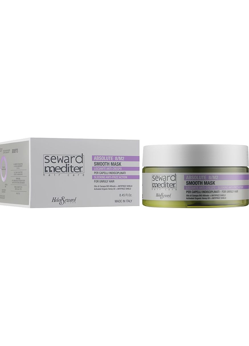 Розгладжувальна маска для неслухняного волосся Absolute 8/М2 Smooth Mask 250ml (1048203-60200) Helen Seward (368626957)