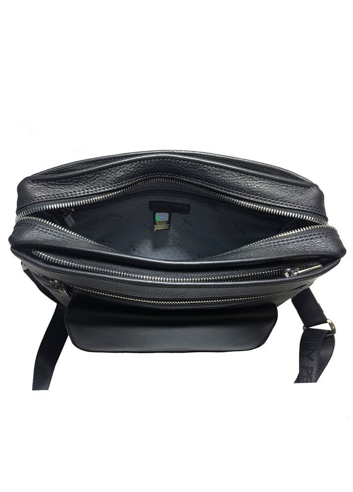 Чоловіча сумка через плече на три відділення Newcontatto 9058 nero Tony Perotti (303830423)