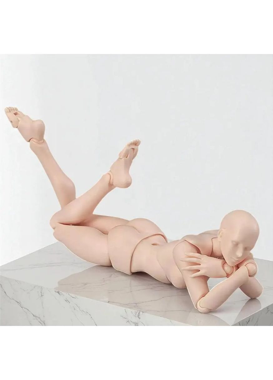 Подвижные шарнирные фигурки-манекены человека 13 см для художников, модели для рисования и скетчей с подставкой No Brand (362682328)