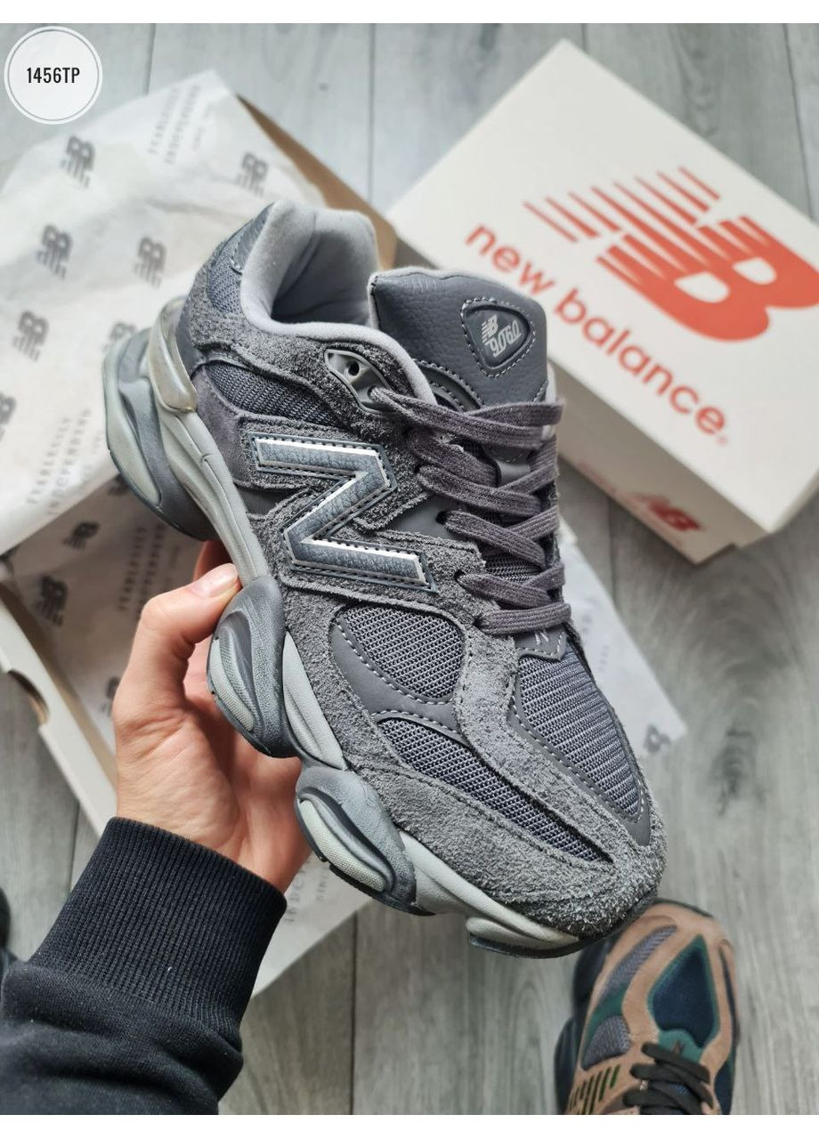 Сірі Осінні кросівки чоловічі new balance 9060 gray нью беланс 9060 No Brand