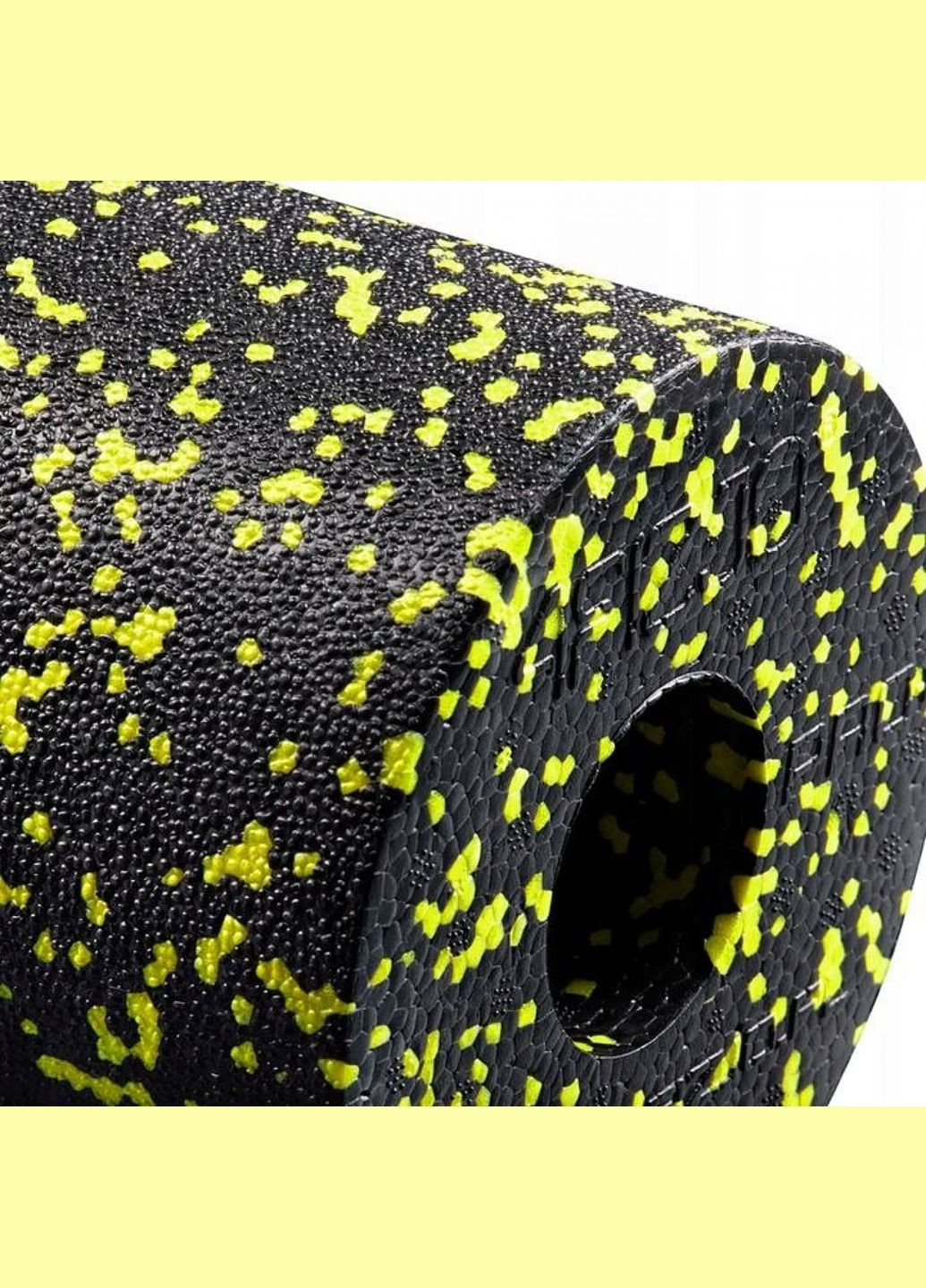 Масажний ролик EPP PRO+ 45 x 14.5 см (валик, роллер) гладкий Black/Yellow (P-5907739310583) 4FIZJO (311505615)