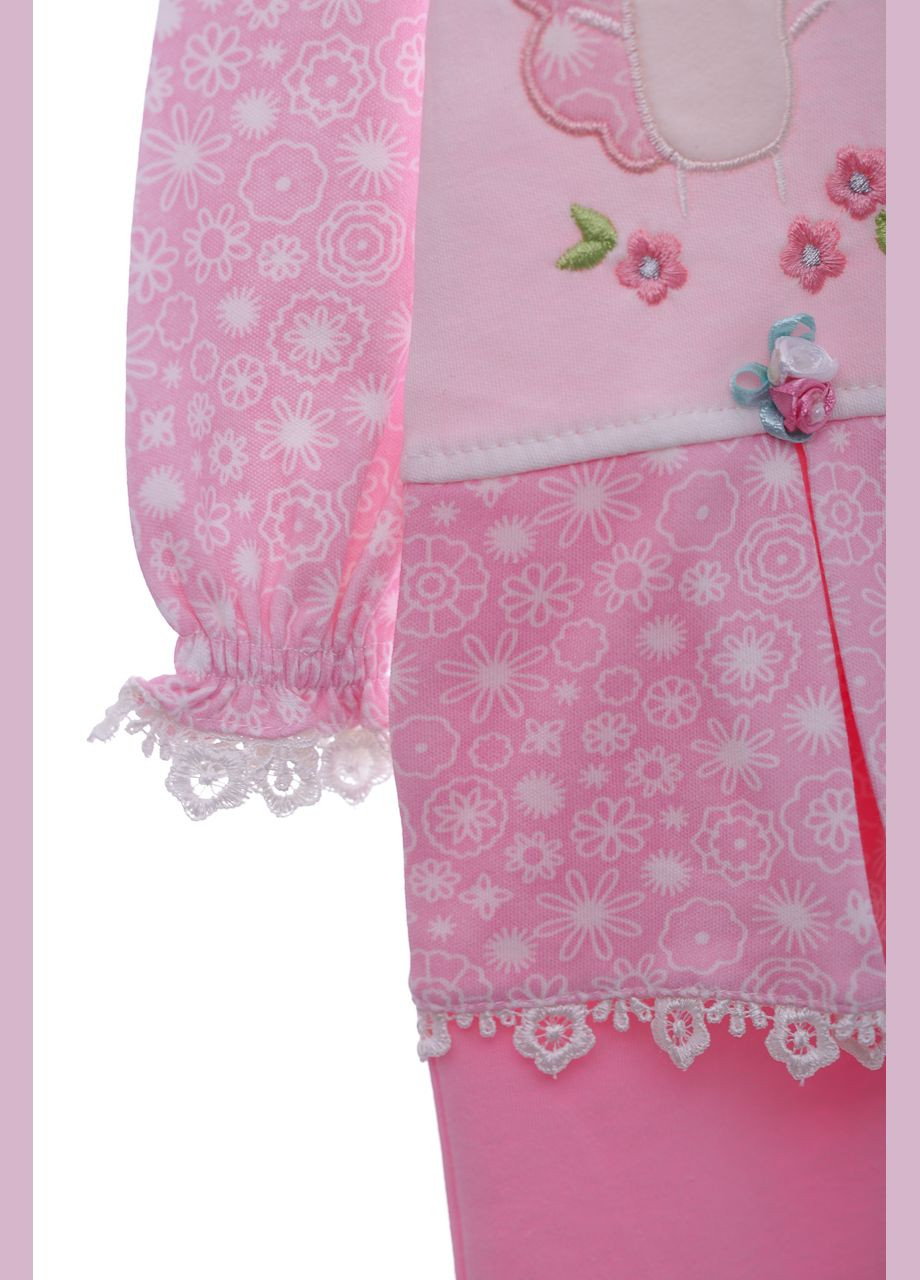 Чоловічок з шапкою для дівчинки трикотажний Їжачок рожевий 74 см (37098) BABYKROHA (297198151)