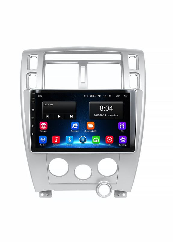 Штатная магнитола для Hyundai Tucson I 2004-2010 экран 10" 2/32Gb/ Wi-Fi Optima GPS Android Хюндай 10шт Lesko (336201159)