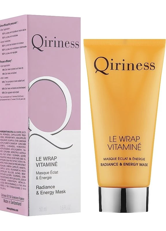 Витаминная маска для лица "Энергия и сияние" Radiance & Energy Mask 50ml (2-945448) Qiriness (380114457)
