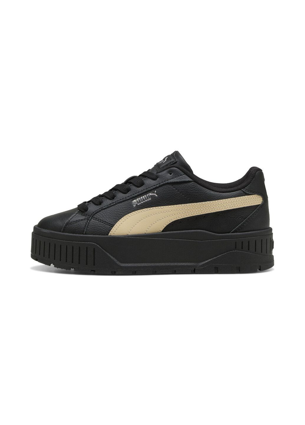 Черные кеды karmen ii leather sneakers women Puma