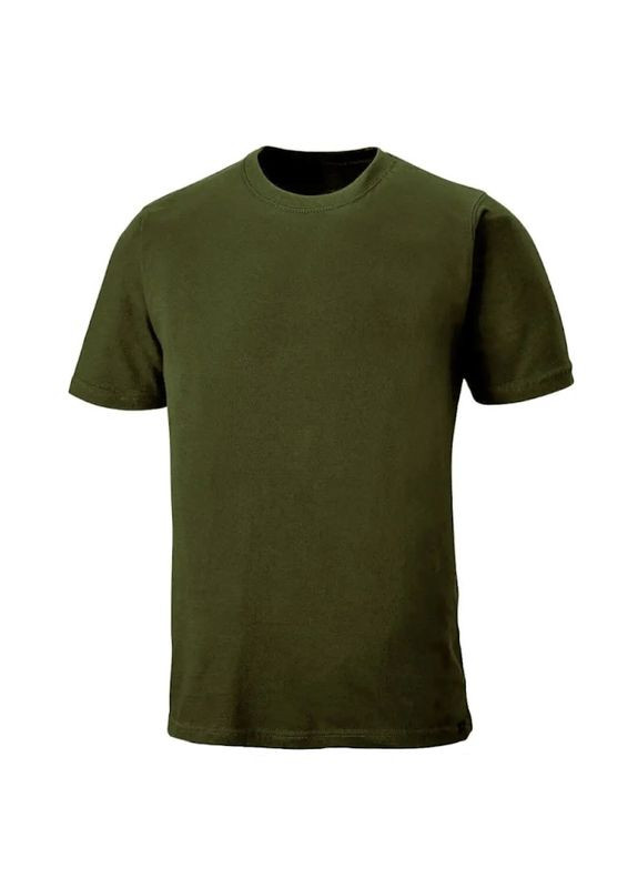 Футболка з бавовни SOLDIER колір олива Klost (315879182)