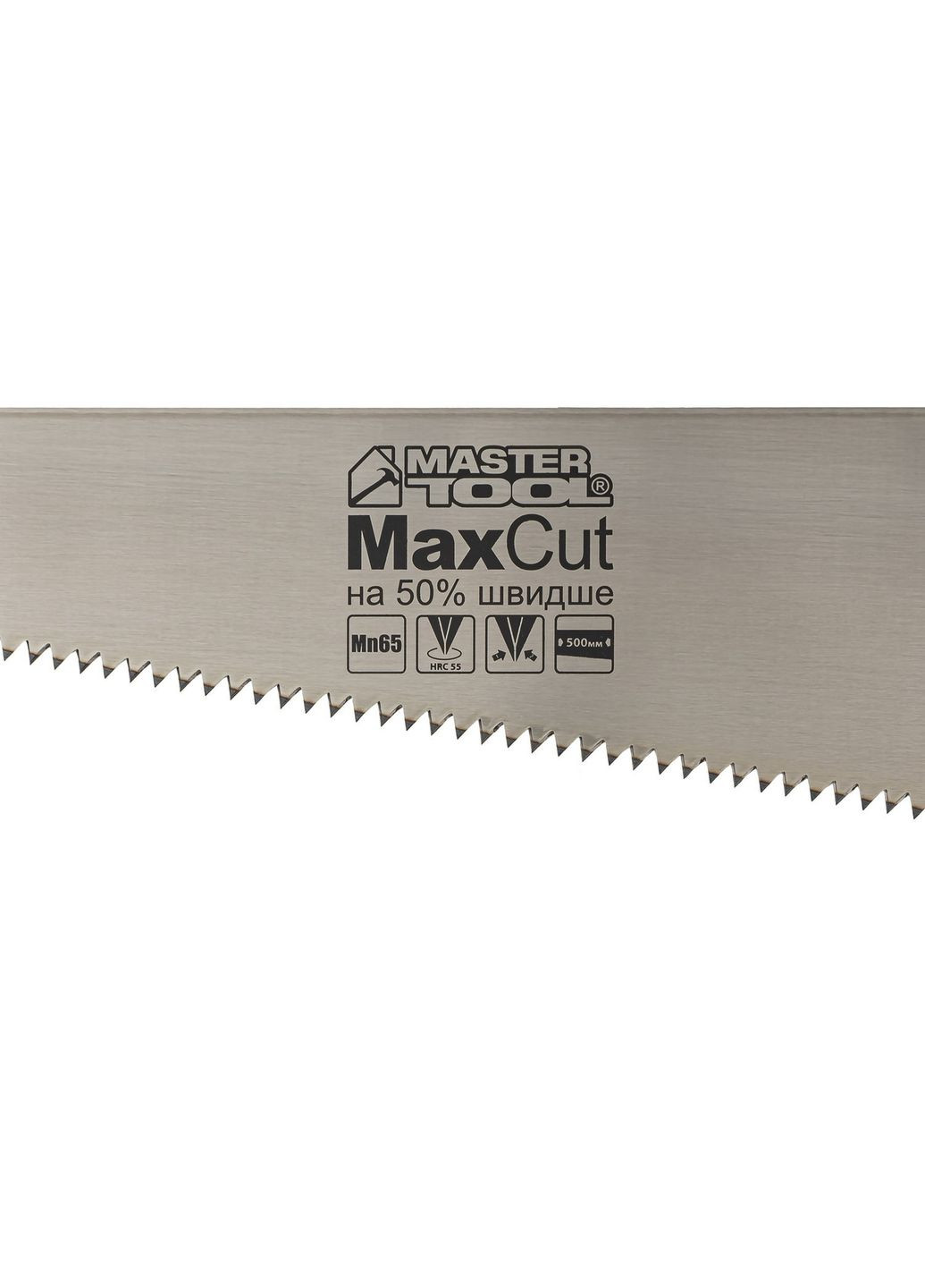 Ножівка столярна 4TPI MAX CUT 500 мм загартований зуб 2-D заточування поліроване 14-2650 Mastertool (364964967)
