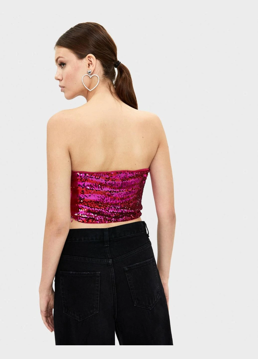 Топ літо,кольоровий-рожевий, Bershka (315699531)