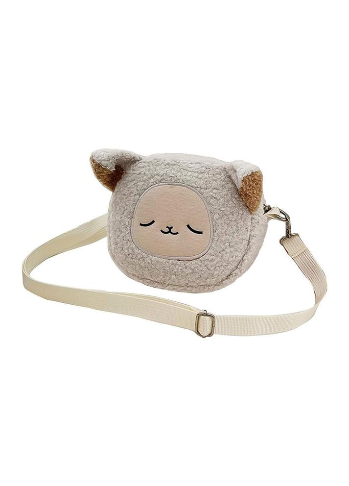 Пушистая сумка-овечка белая (NR0094_1) No Brand (317252748)