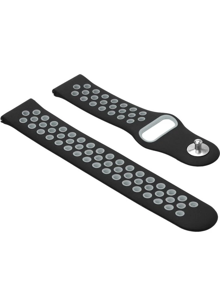 Ремешок Nike Style для Garmin Vivoactive 3/Vivomove Black-Gray (705774) BeCover (323110541)