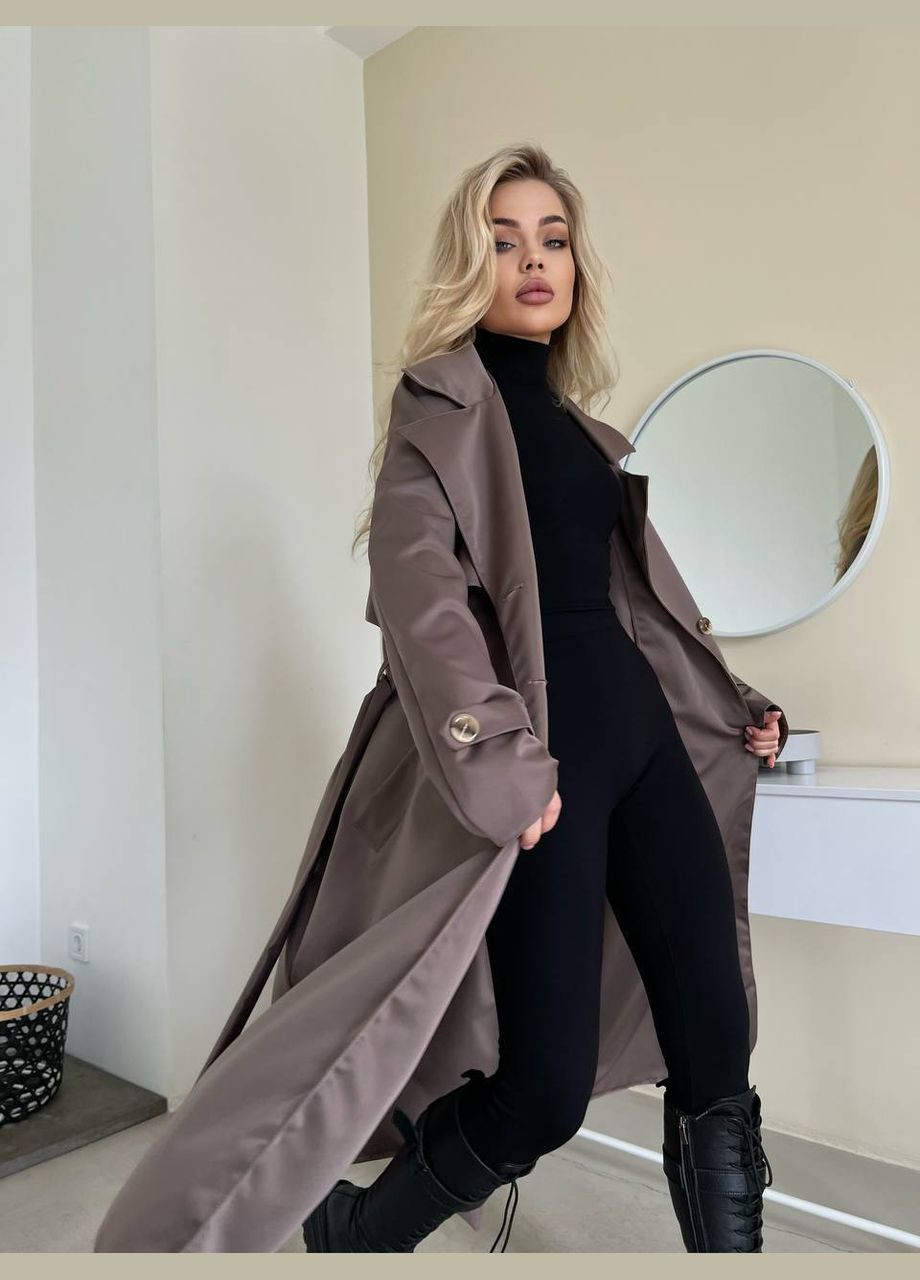 Женский тренч на пуговицах демисезон (302577774)