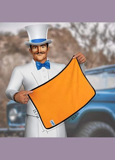 Салфетки для сушки автомобиля 2 шт MR.SIGA Cloths (оранжевый) No Brand (301349421)