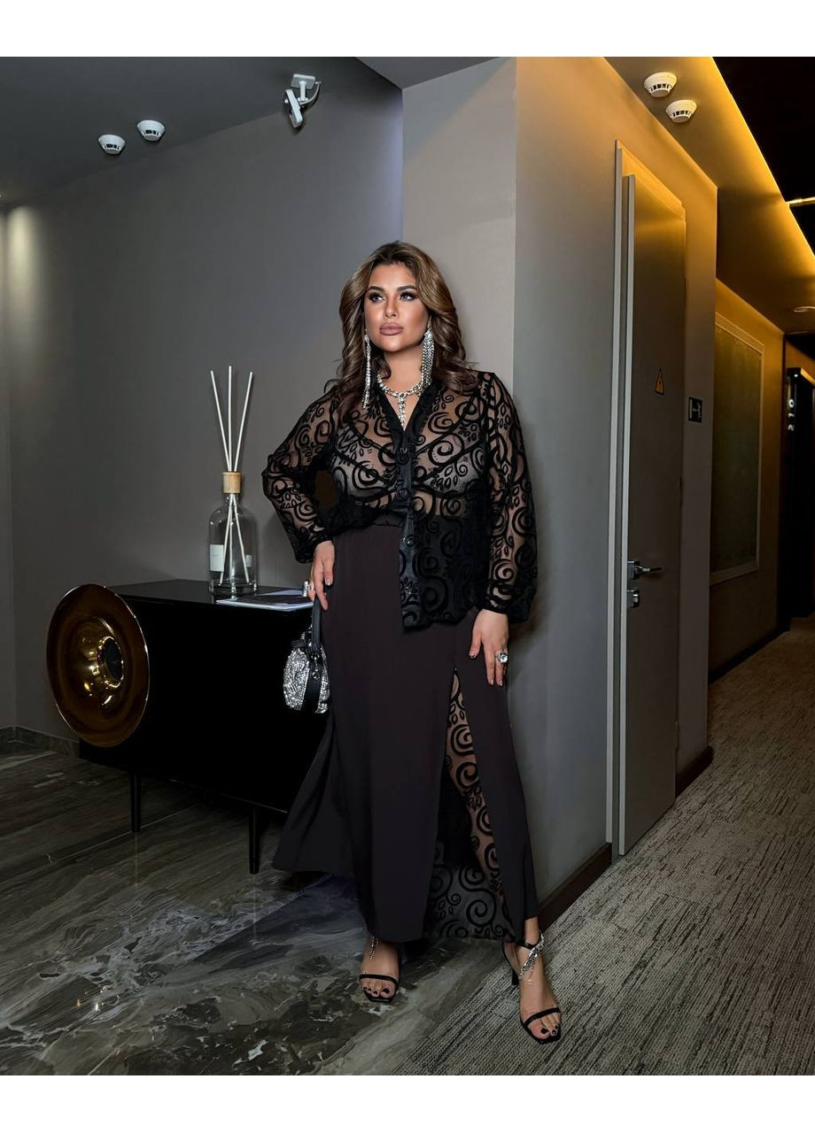 Костюм 2-ка — Рубашка + Юбка — ЗАМЕР В ОПИСАНИИ DK/DL Мода без кордонів (369713375)