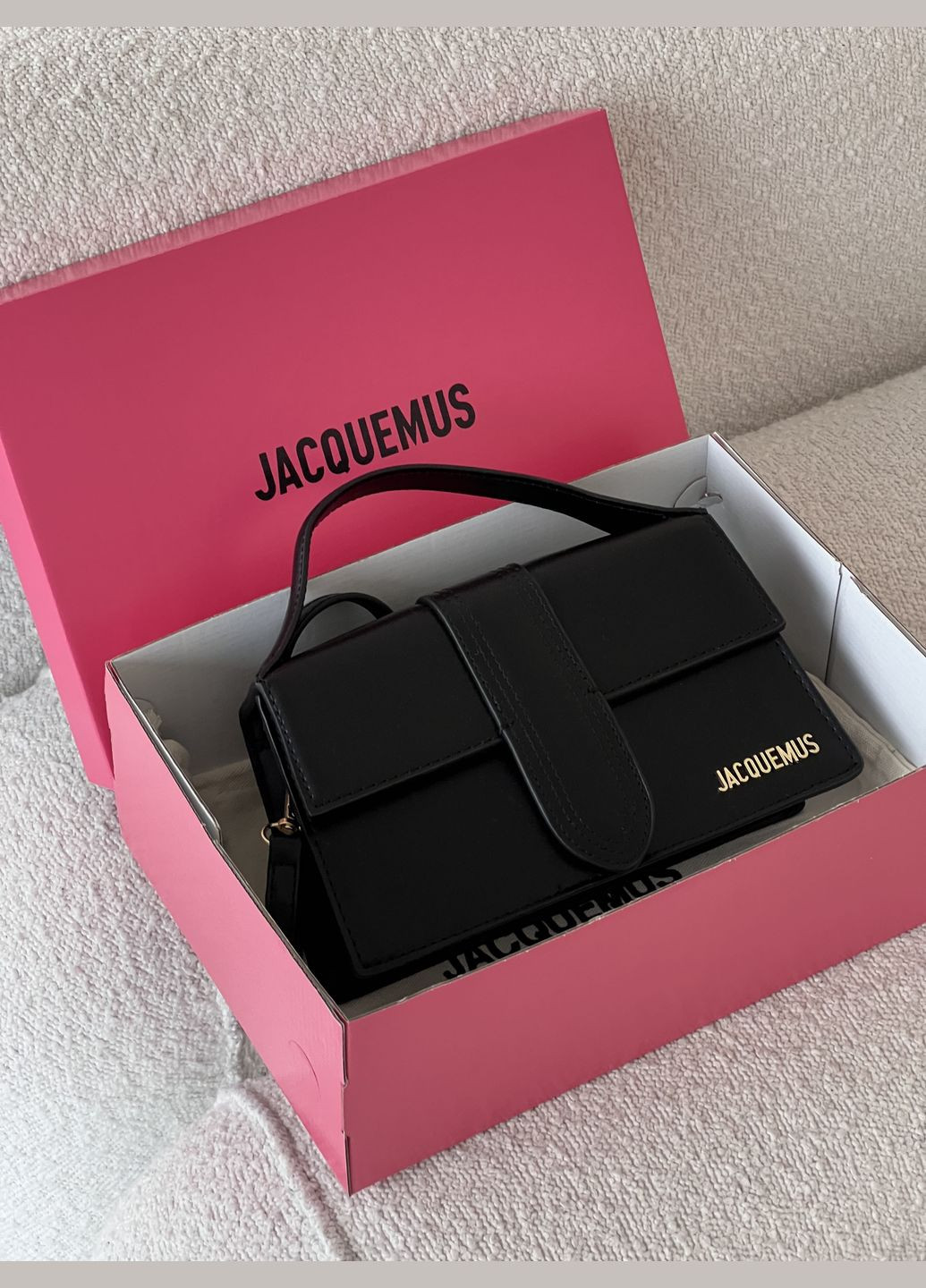 Сумка Le Grand Bambino через плечо черный Jacquemus Крос-боді (323450155)