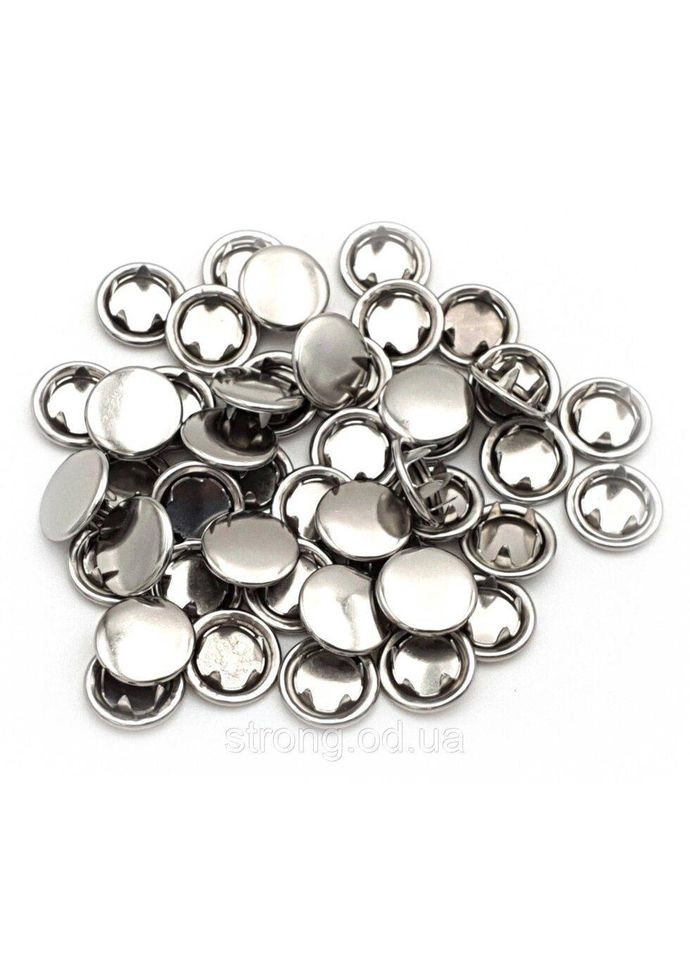 Кнопка BABY 10,5 мм никель с закрытой шляпой (1440шт) (213334) Plus-plus (352752268)
