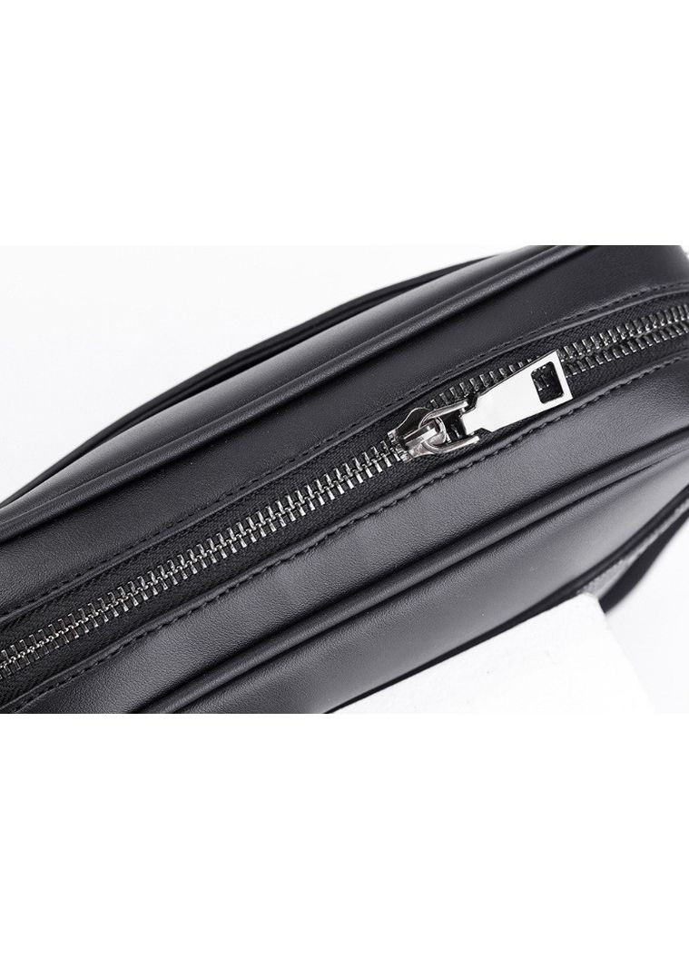 Чоловічий набір сумка планшетка клітина чорна екошкіра гаманець клатч на блискавці для повсякденного використання ProDobro (366030756)