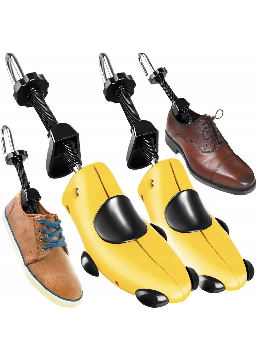 Обувные пластиковые колодки для растяжки обуви с регулировкой пластик металл 43х15х11 см 40-47р 2 шт (476623-Prob) Размер L Unbranded (285766070)