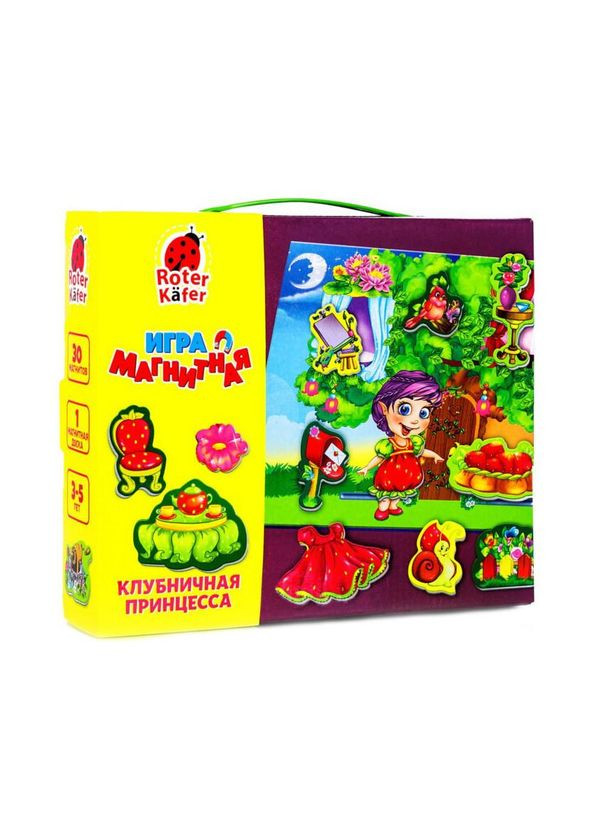 Магнітна гра для дітей Полунична принцеса RK2060-03 Vladi toys (330608707)