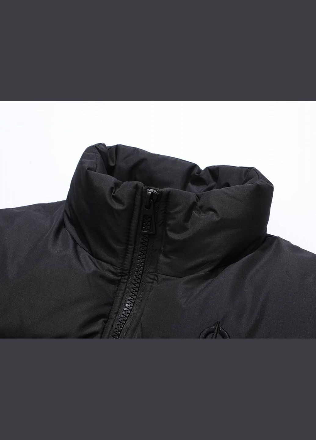 Черная куртка демисезон,черный с принтом, Glo-Story
