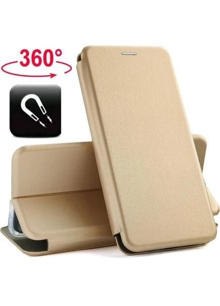 Чехол-книжка кожа для Motorola G55 Gold No Brand (391201452)