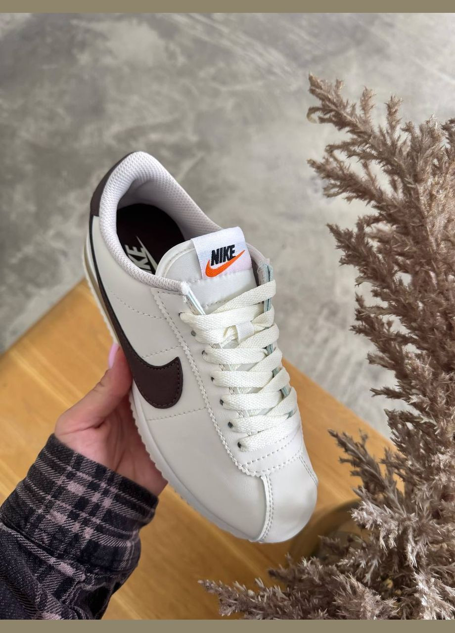 Кросівки жіночі Nike Cortez Beige Brown | Найк Кортез бежеві No Brand бежеві демісезони (347223366)
