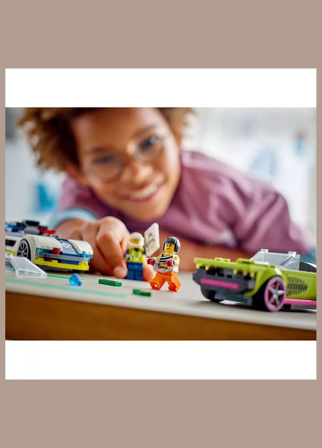 Конструктор City Переслідування маслкара на поліцейському автомобілі (60415) Lego (333253101)