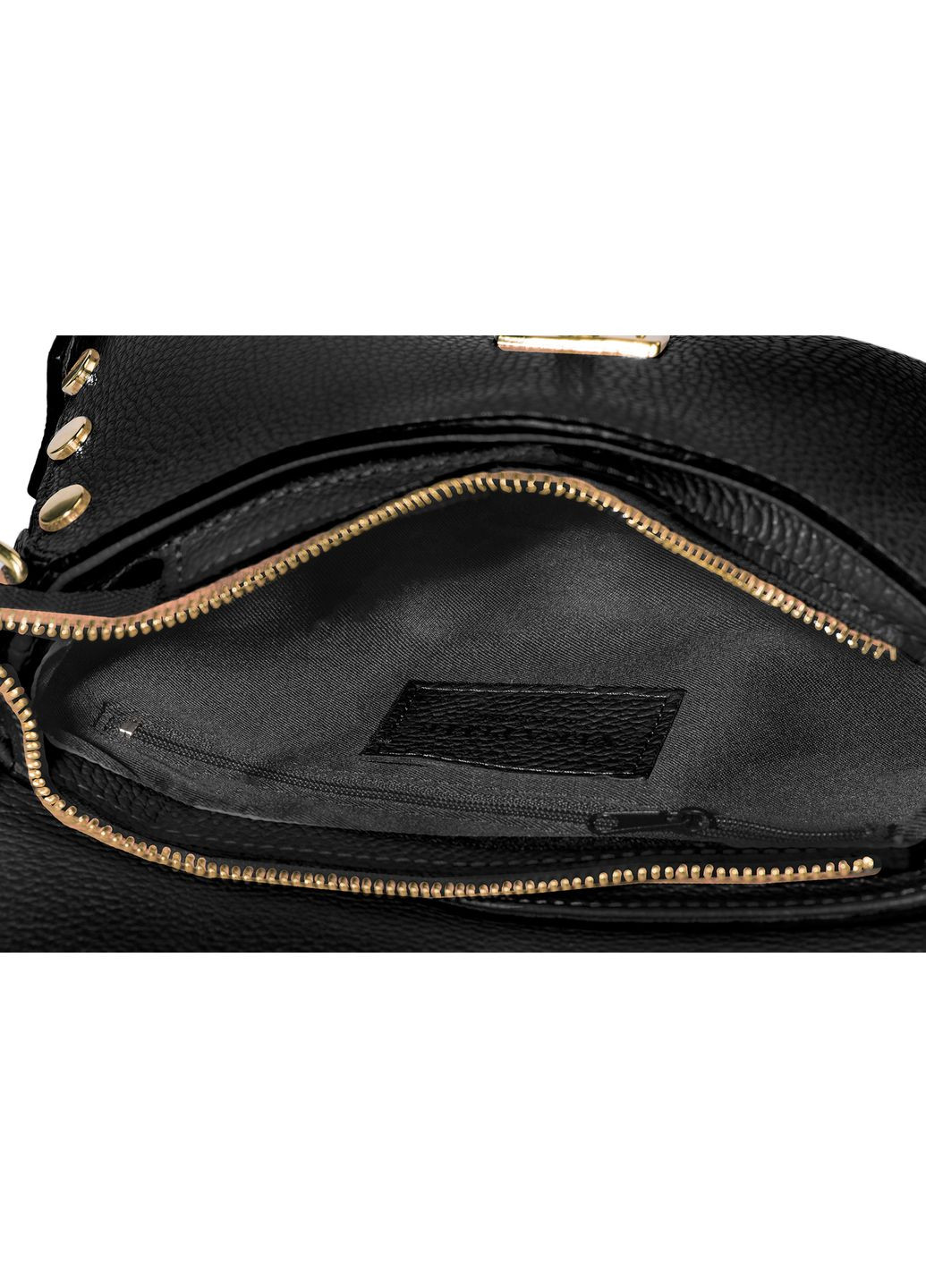 Сумка на плечо женская натуральная кожа черная Fior Di Loto (371884268)