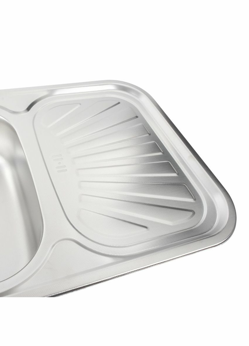 Кухонная мойка из нержавеющей стали ДЕКОР 7549 (0,8/180 мм) Valeso (336936357)