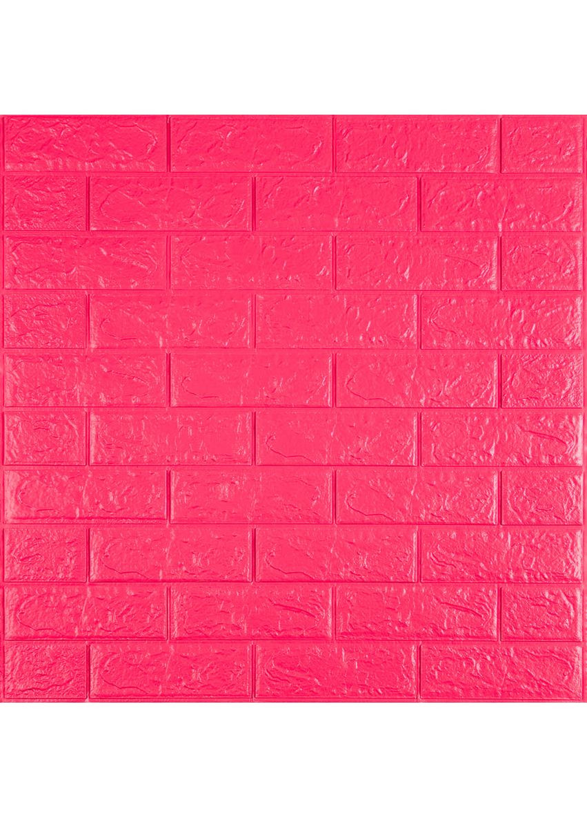 3D панель самоклеящаяся 700х770х5мм кирпич Малиновый-красный (108-5) SW-00001364 Sticker Wall (362095259)