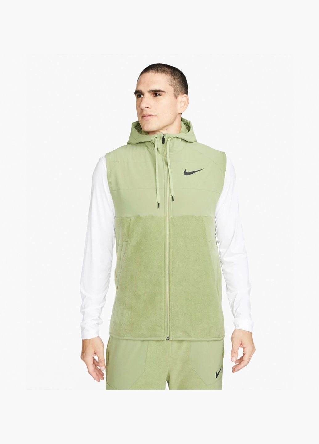 Толстовка чоловіча Therma-Fit Green/White Dd2132-334 Nike (326783861)