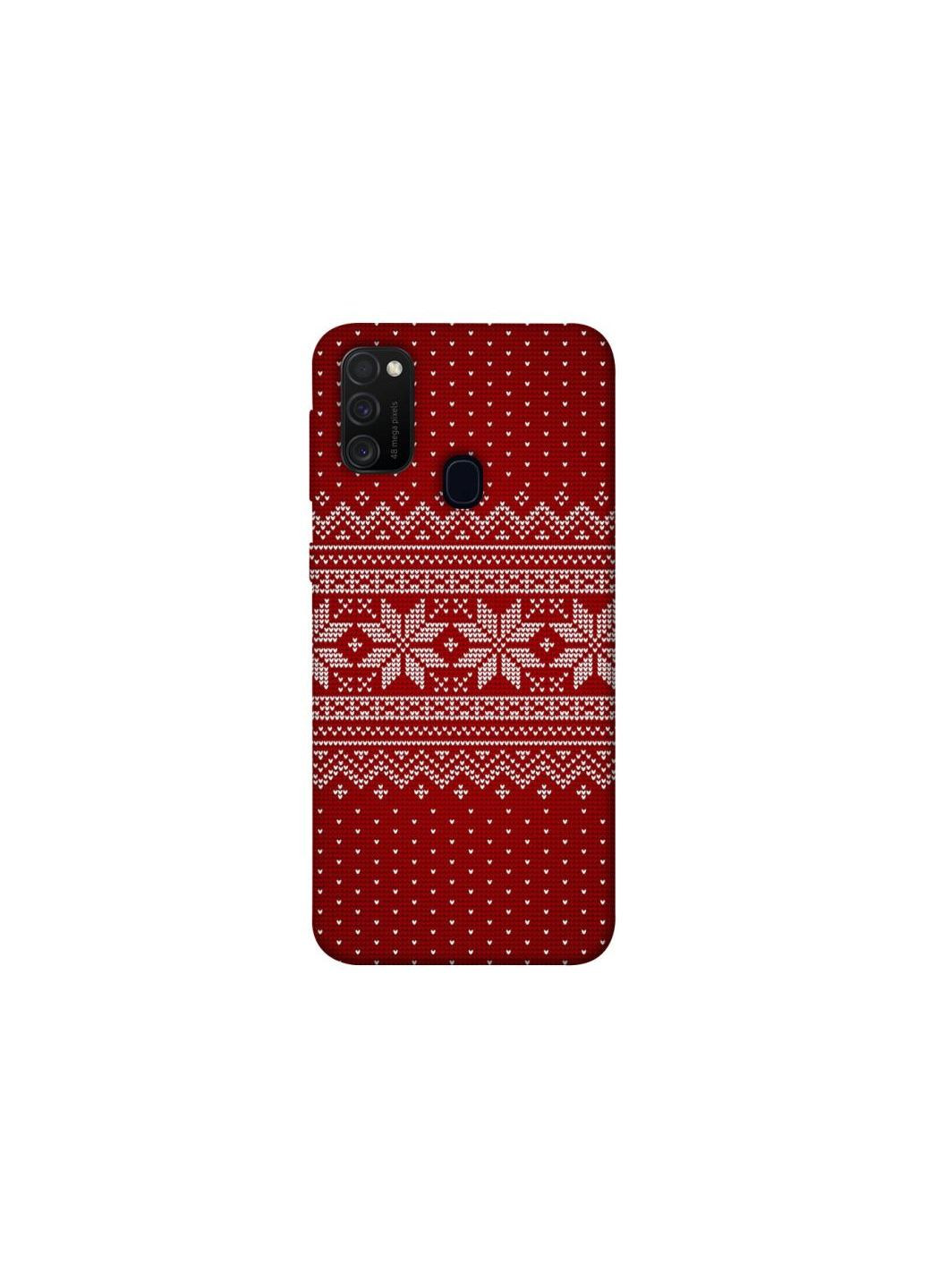 Чехол на Samsung Galaxy M21 Новогодний v5 Frontalka (355334148)
