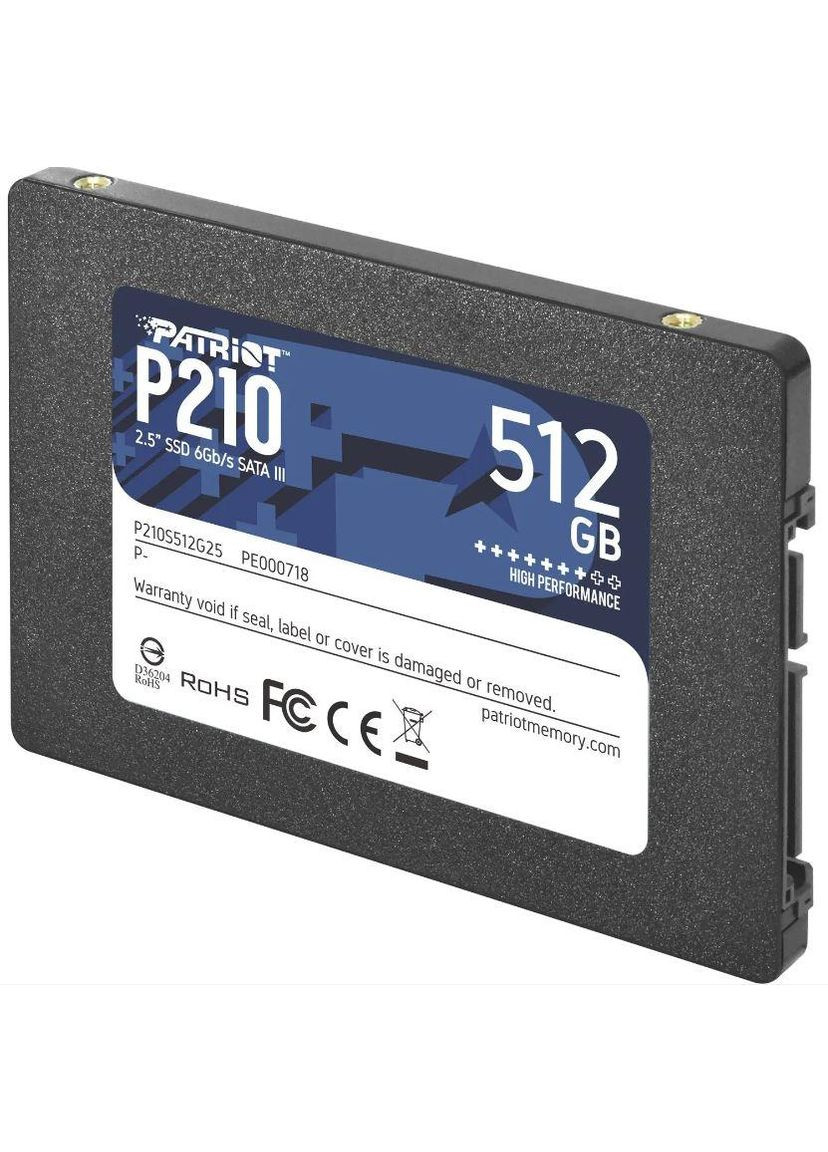 Накопичувач ССД — SSD P210 512 GB 2.5" SATAIII 3D QLC Patriot (292014246)