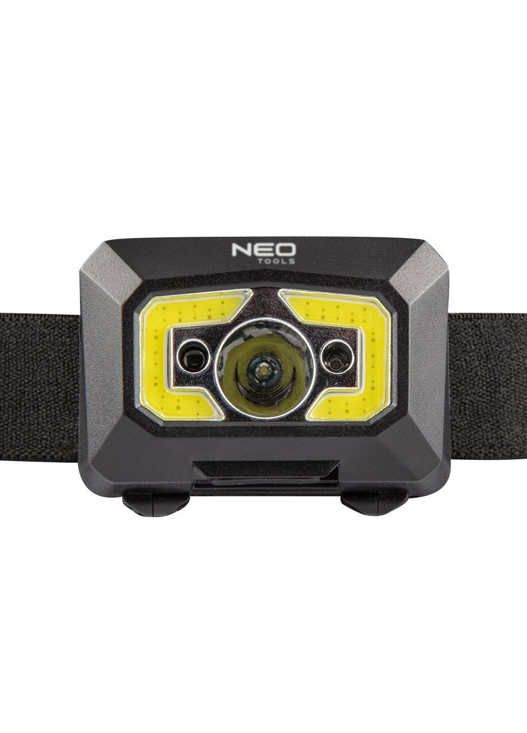 Налобный фонарик (250 лм, 1.2 А*ч, 180 м) светодиодный с аккумулятором + датчик движения (26473) Neo Tools (360549216)