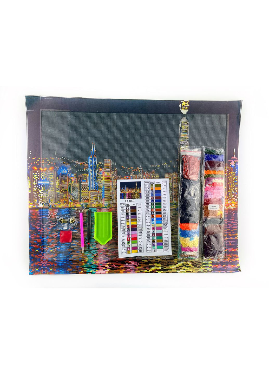 Набір для алмазної мозаїки Нічний Нью-Йорк 40х50см SP049 ColorArt (299772600)