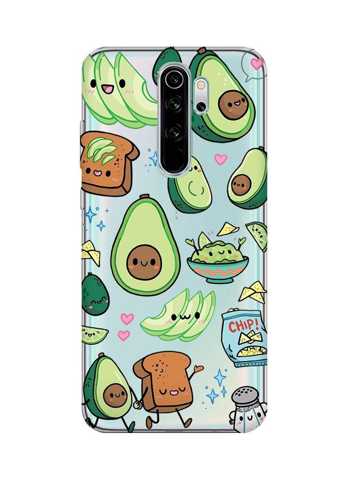 Чехол на Xiaomi Redmi Note 8 Pro:: Милашки авокадо каваи (принт 305) Creative (360697809)