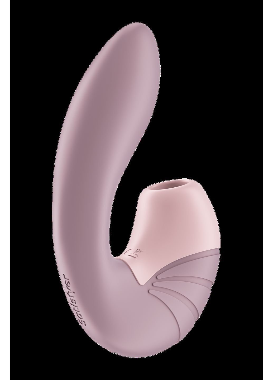 Подвійний вібратор із вакуумною стимуляцією Satisfer Air Pulse Supernova рожевий Satisfyer (289868819)