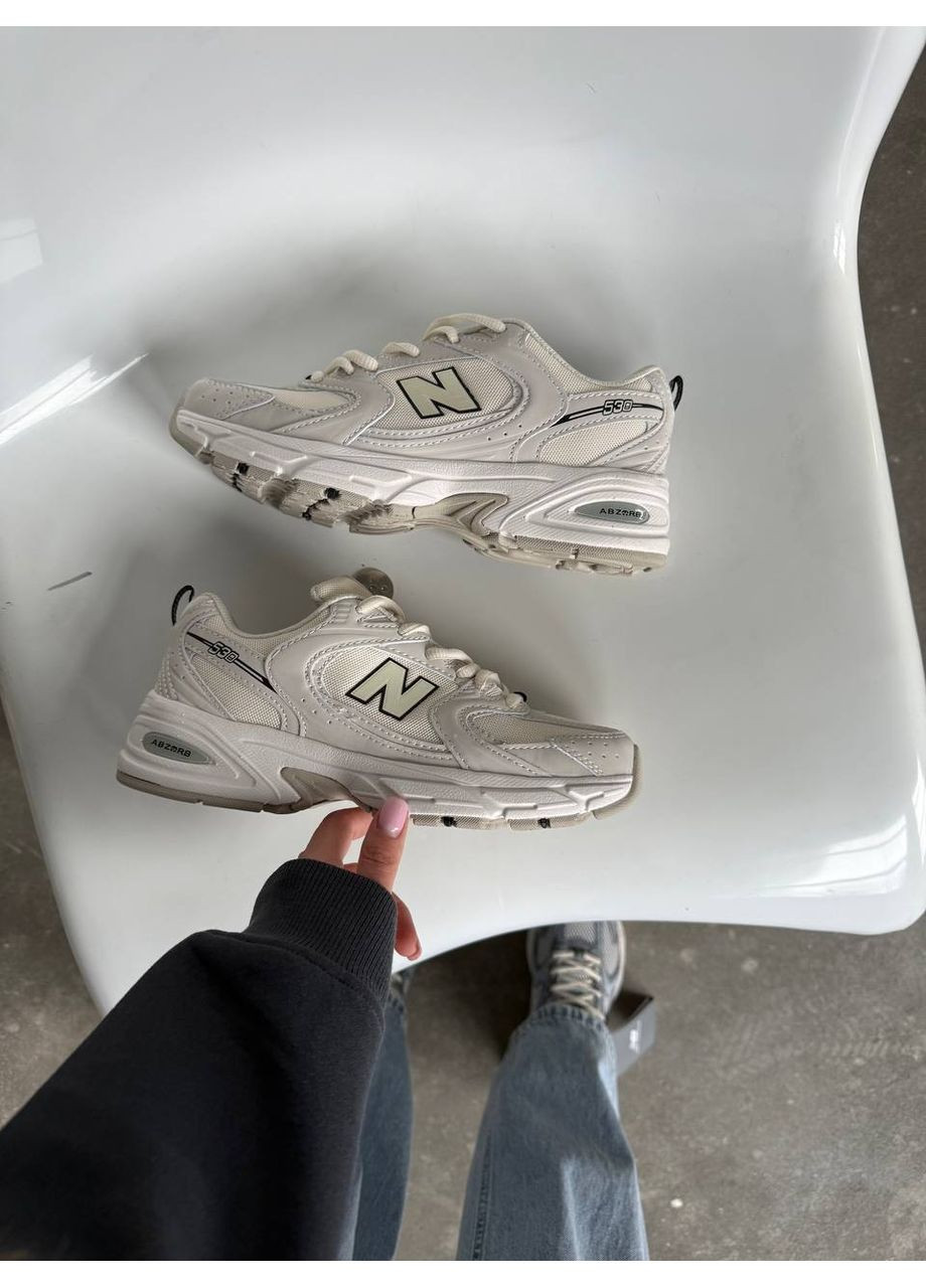 Кроссовки женские New Balance 530 Ivory MR530SH No Brand белые демисезоны (366195171)