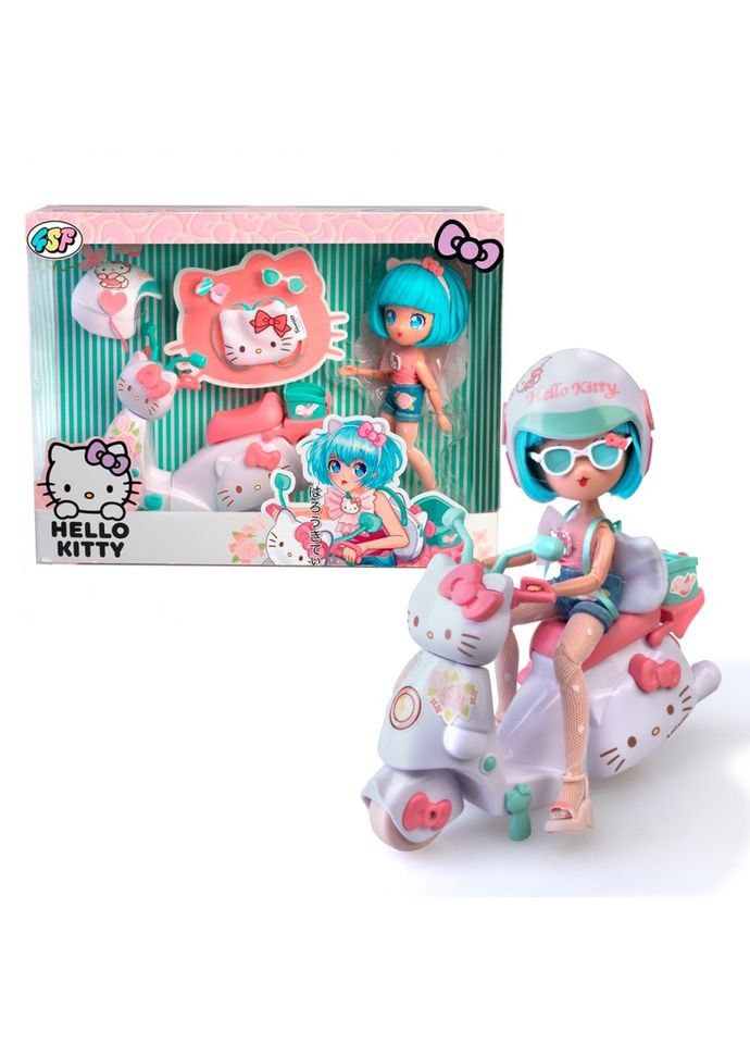 Дитяча лялька "Красуня пінк на скутері" HKTF3000 серії "Hello Kitty" 4SF Manga Dolls (358939593)