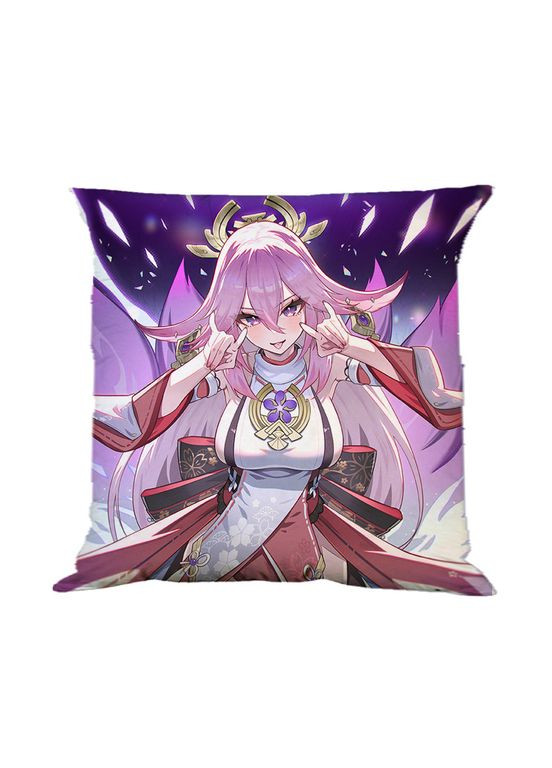 Подушка Яє Міко Геншин імпакт Genshin Impact двостороння см (p0776) No Brand (327007786)