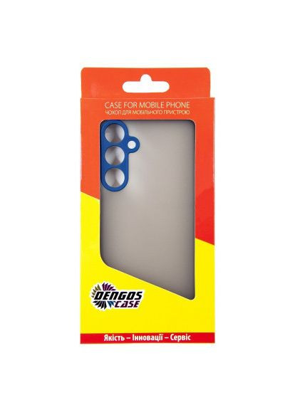 Чехол для мобильного телефона (DG-KM-93) DENGOS Samsung Galaxy A55 5G + Glass Blue (364630629)