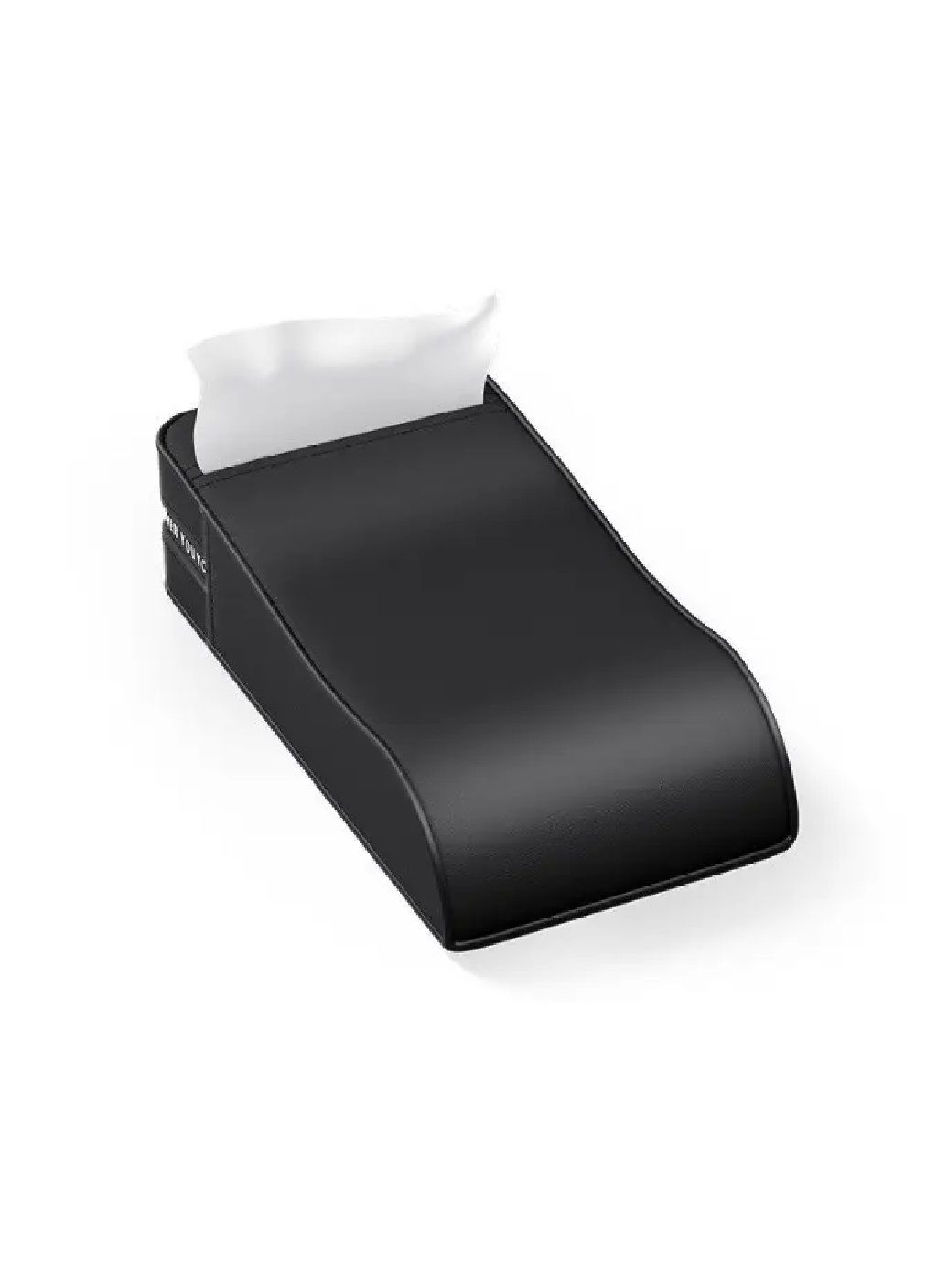 Підлокітник з серветницею кріпленням на гумові ремінці з пластиковими застібками екошкіра 33х8х16 см (479190-Prob) Чорний Unbranded (316108674)