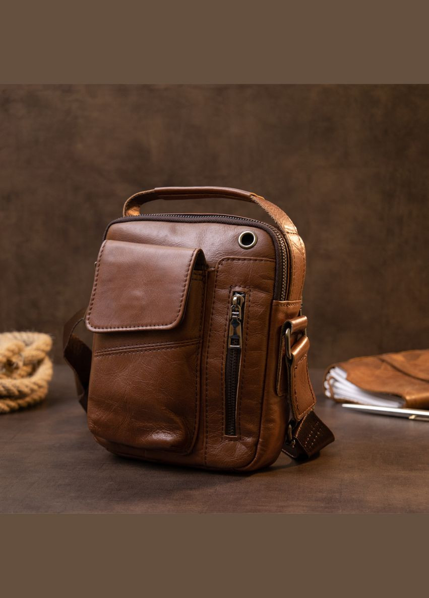 Мессенджер з отвором для навушників чоловічий 20414 Vintage (331906903)