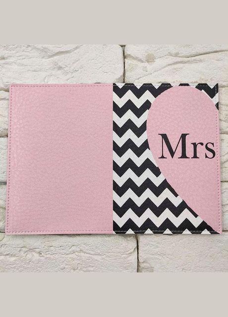 Обложка для паспорта Полусердце Mrs 4 No Brand (299387933)