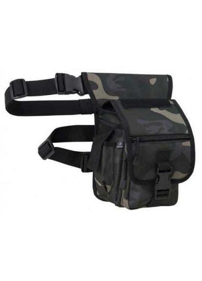 Сумка на Пояс Бічна Side Kick 280×160×120 мм Чорний Камуфляж Dark Camo (8042-4) Brandit (348117351)