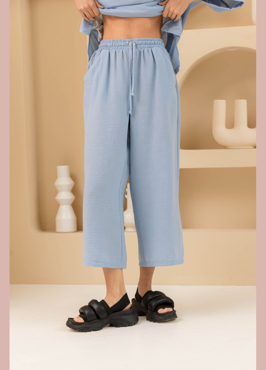 Женские кюлоты Голубой Seventeen (337363757)